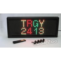 Affordable LED TRGY-2413 Tri Color Programmable Message Sign, 13 x 32